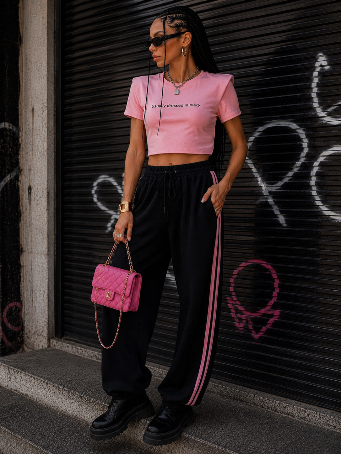 Pantalone Stripe Chic - R.a. Boutique