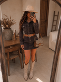 Abito Camicia Denim Belt - R.a. Boutique