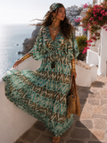 Abito Boho Chic Sahara in seta - R.a. Boutique