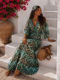 Abito Boho Chic Sahara in seta - R.a. Boutique
