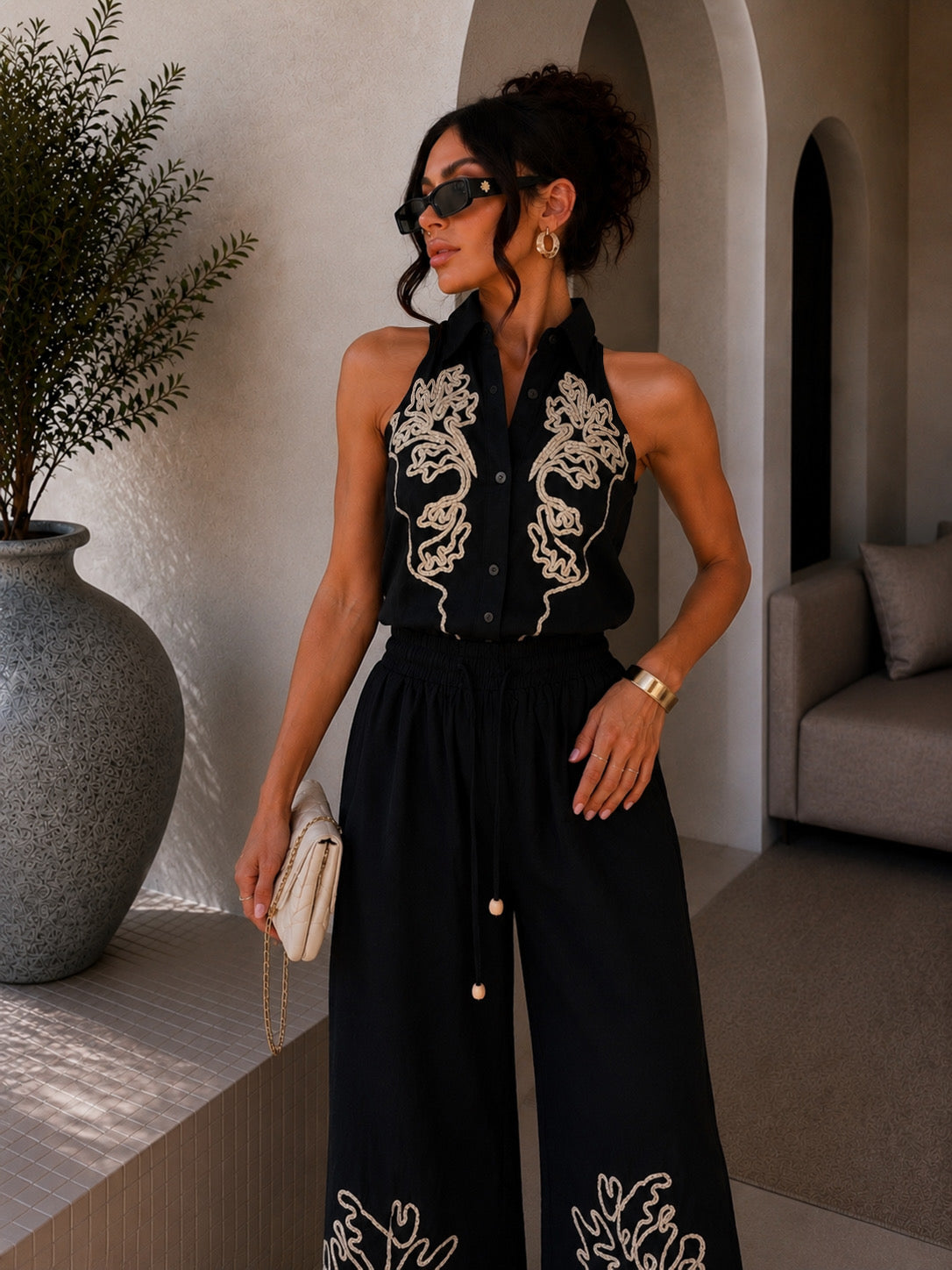 Completo Rope con corda ricamata - R.a. Boutique