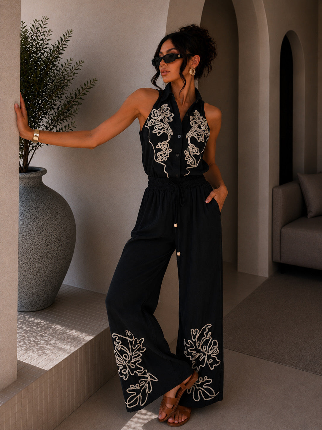 Completo Rope con corda ricamata - R.a. Boutique