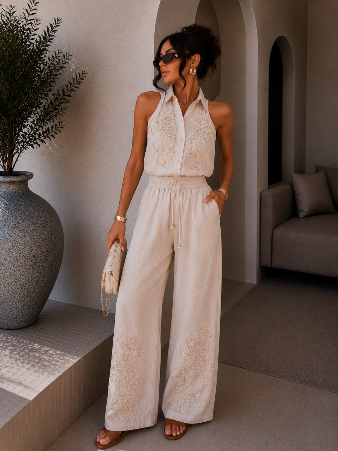 Completo Rope con corda ricamata - R.a. Boutique