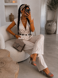 Completo venature luxury con cintura - R.a. Boutique