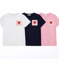 T-shirt Heart Patch - R.a. Boutique