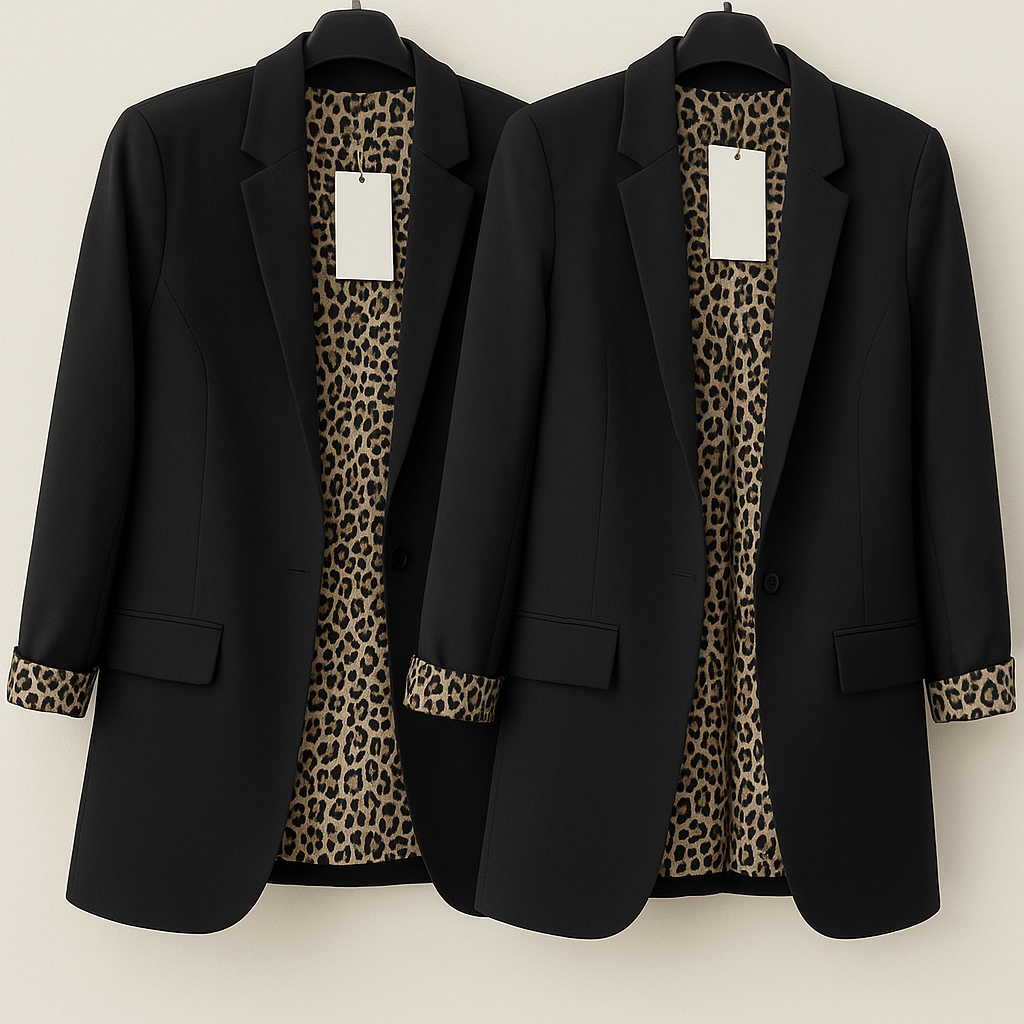 Giacca con fodera maculata - R.a. Boutique