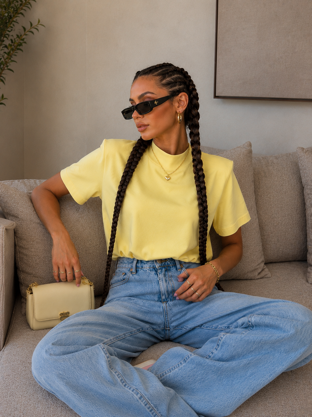 Maglia Over Shoulder Chic - R.a. Boutique