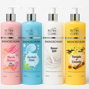 Bagnoschiuma 500ml e creme corpo 400ml vari gusti - R.a. Boutique