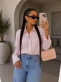 Camicia Riga Candy Rosa Oversize - R.a. Boutique