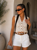 Gilet Lace Spark con Paillettes - R.a. Boutique