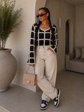 Maglia Crochet Geometrica Color Block - R.a. Boutique