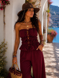 Completo Top Elasticizzato e Pantalone - R.a. Boutique