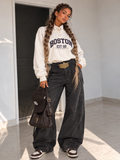 Pantalone Wide Metal Belt - R.a. Boutique