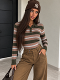 Maglia Polo a Righe College Army - R.a. Boutique