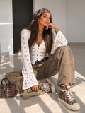 Cardigan Crochet “Boho Luxe - R.a. Boutique