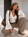 Cardigan Crochet “Boho Luxe - R.a. Boutique