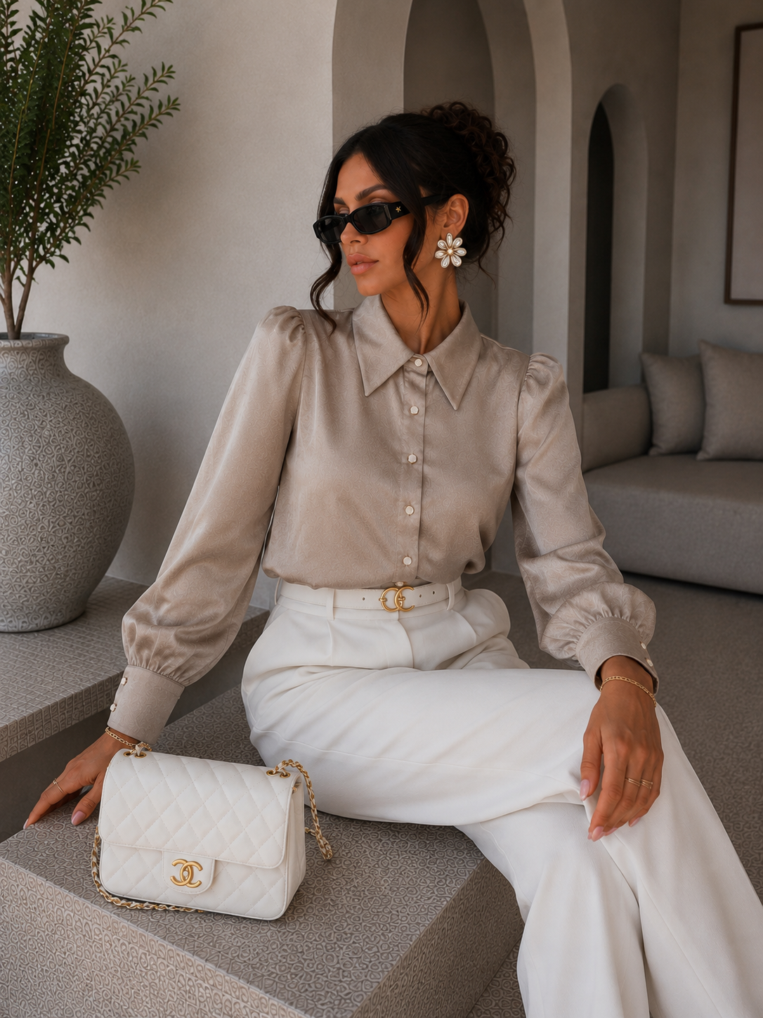 Camicia Satin Glow - R.a. Boutique