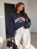 Felpa Boston Vintage Polo - R.a. Boutique