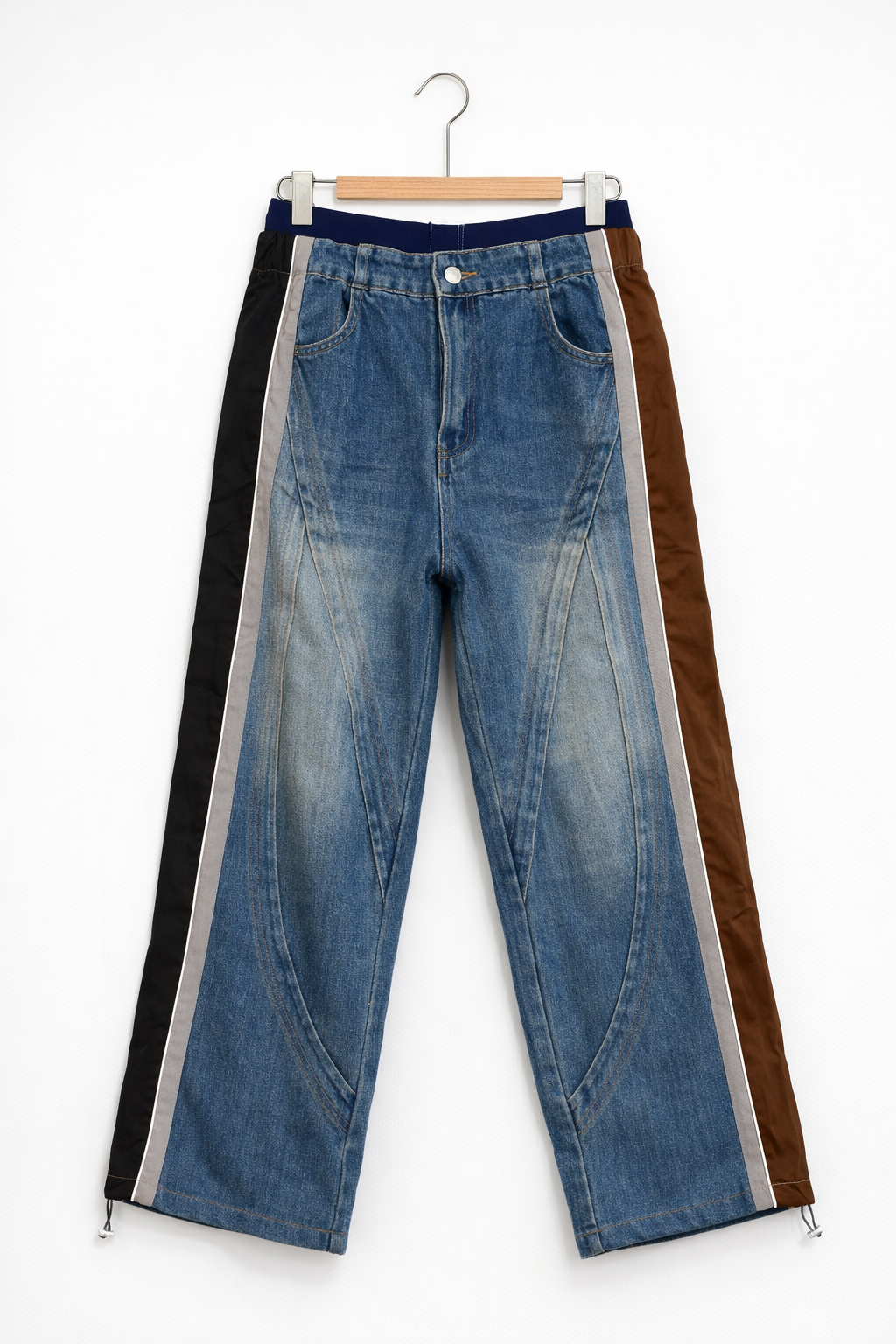 Jeans Track Fusion Bicolor - R.a. Boutique