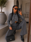 Camicia crop con strass e bottoni gioiello - R.a. Boutique