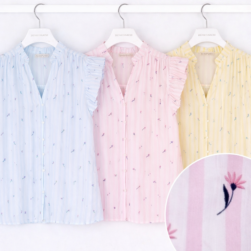 Camicia Ruffle Bloom - R.a. Boutique