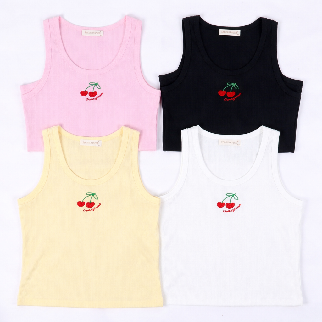 Canotta cherry - R.a. Boutique