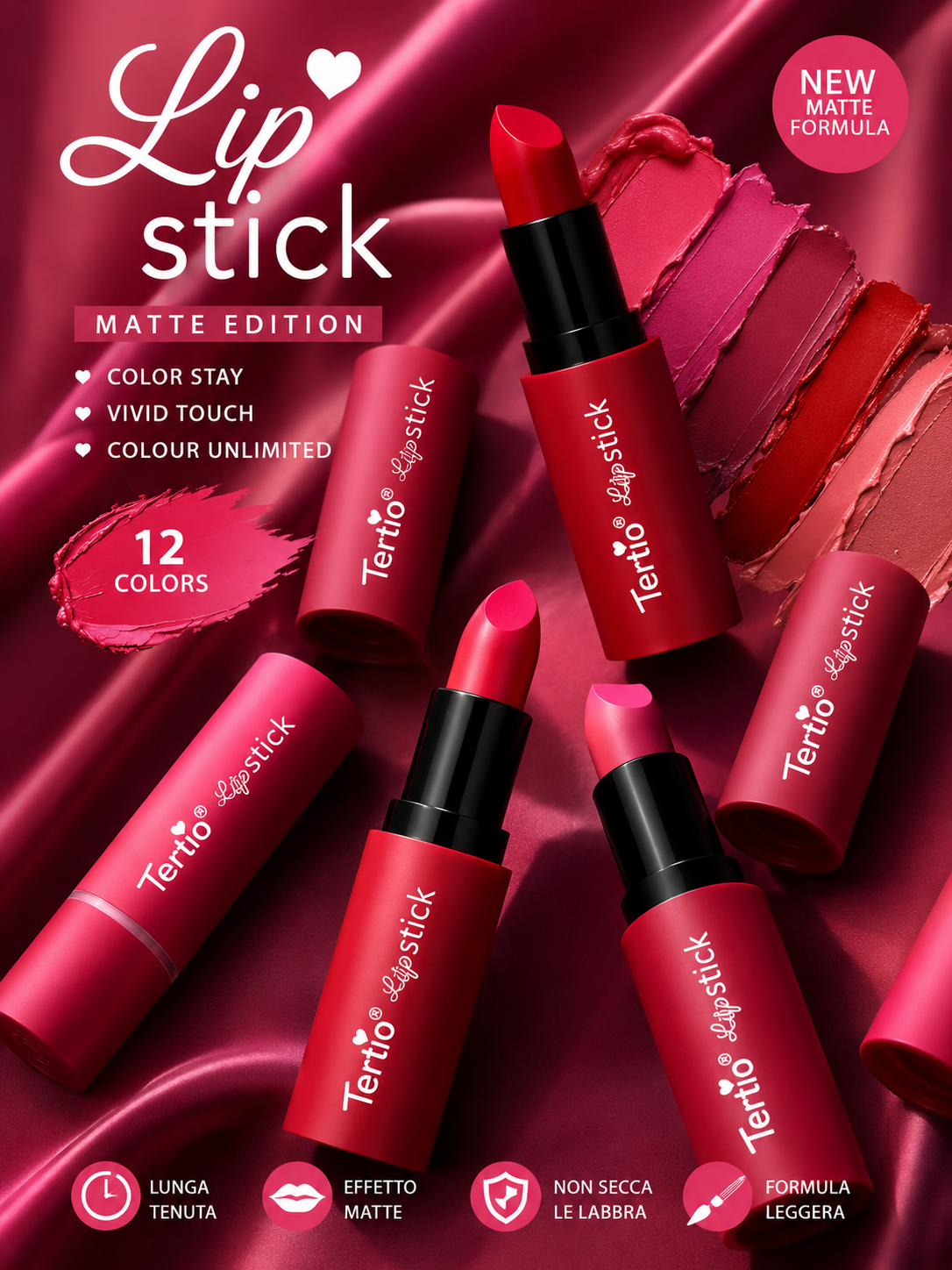 Lipstick Matte Edition – Rossetto Effetto Velvet - R.a. Boutique