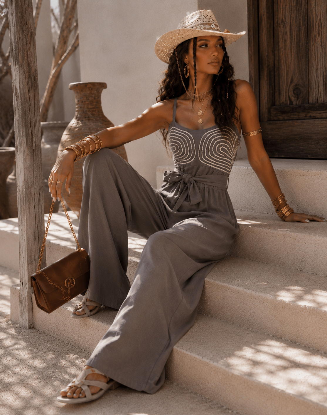 Tuta Elasticizzata Rope Detail - R.a. Boutique