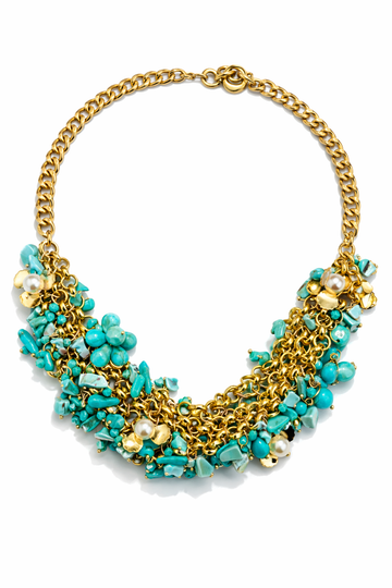 Collana Nuvola Turchese con charms - R.a. Boutique