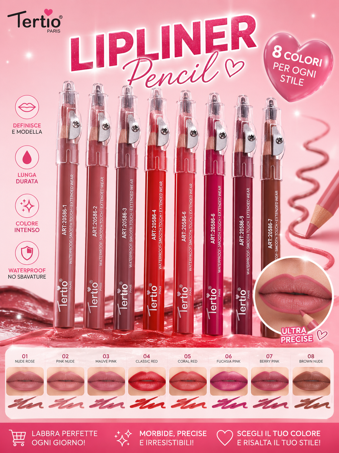 Lip liner con temperino - R.a. Boutique