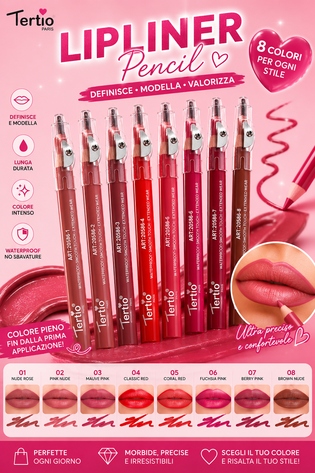 Lip liner con temperino - R.a. Boutique