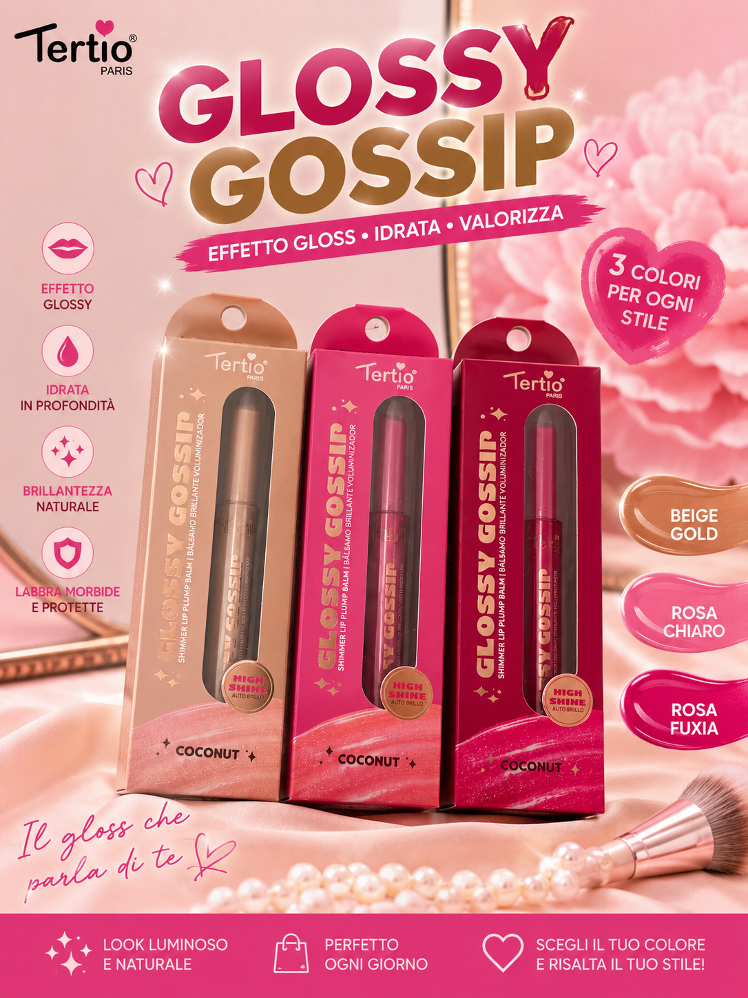 Glossy Gossip – Lip Plump Balm High Shine - R.a. Boutique