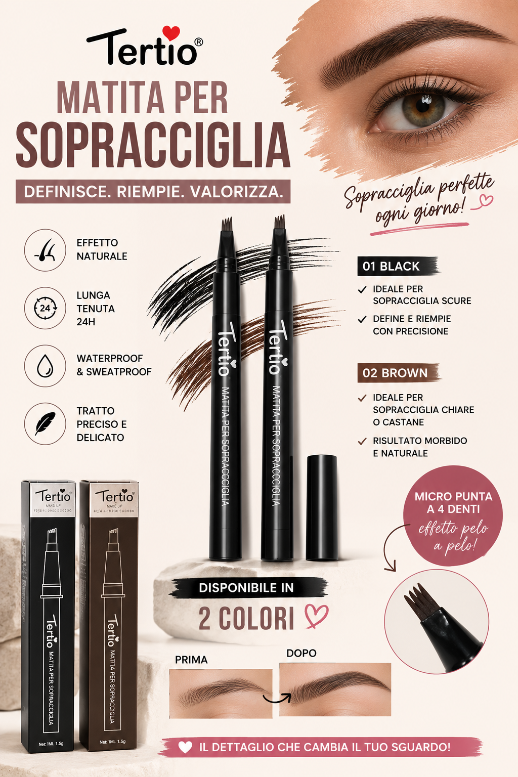 Matita per Sopracciglia - R.a. Boutique
