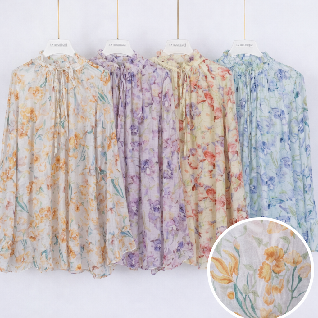Camicia floreale vari colori - R.a. Boutique