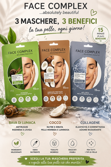 Maschere Viso in Tessuto - R.a. Boutique