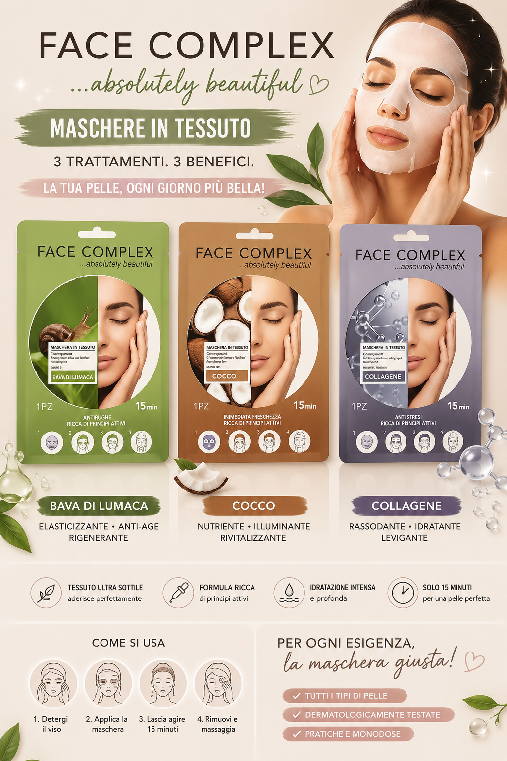 Maschere Viso in Tessuto - R.a. Boutique