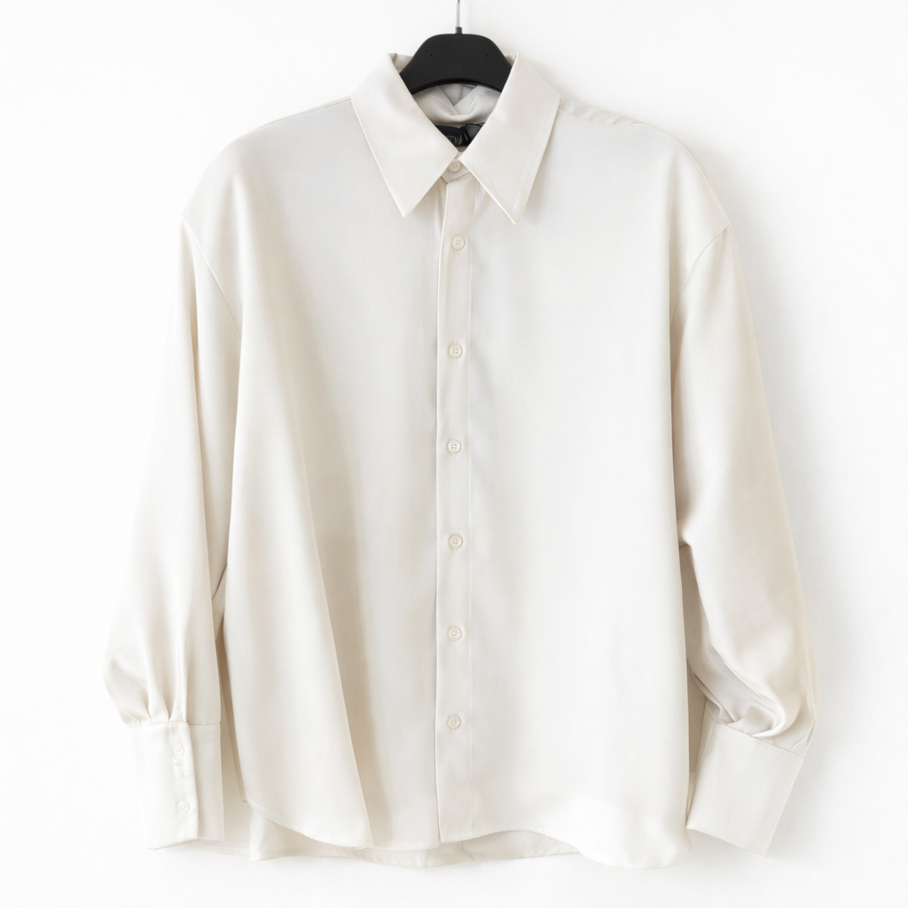 Camicia satin spalline imbottite - R.a. Boutique