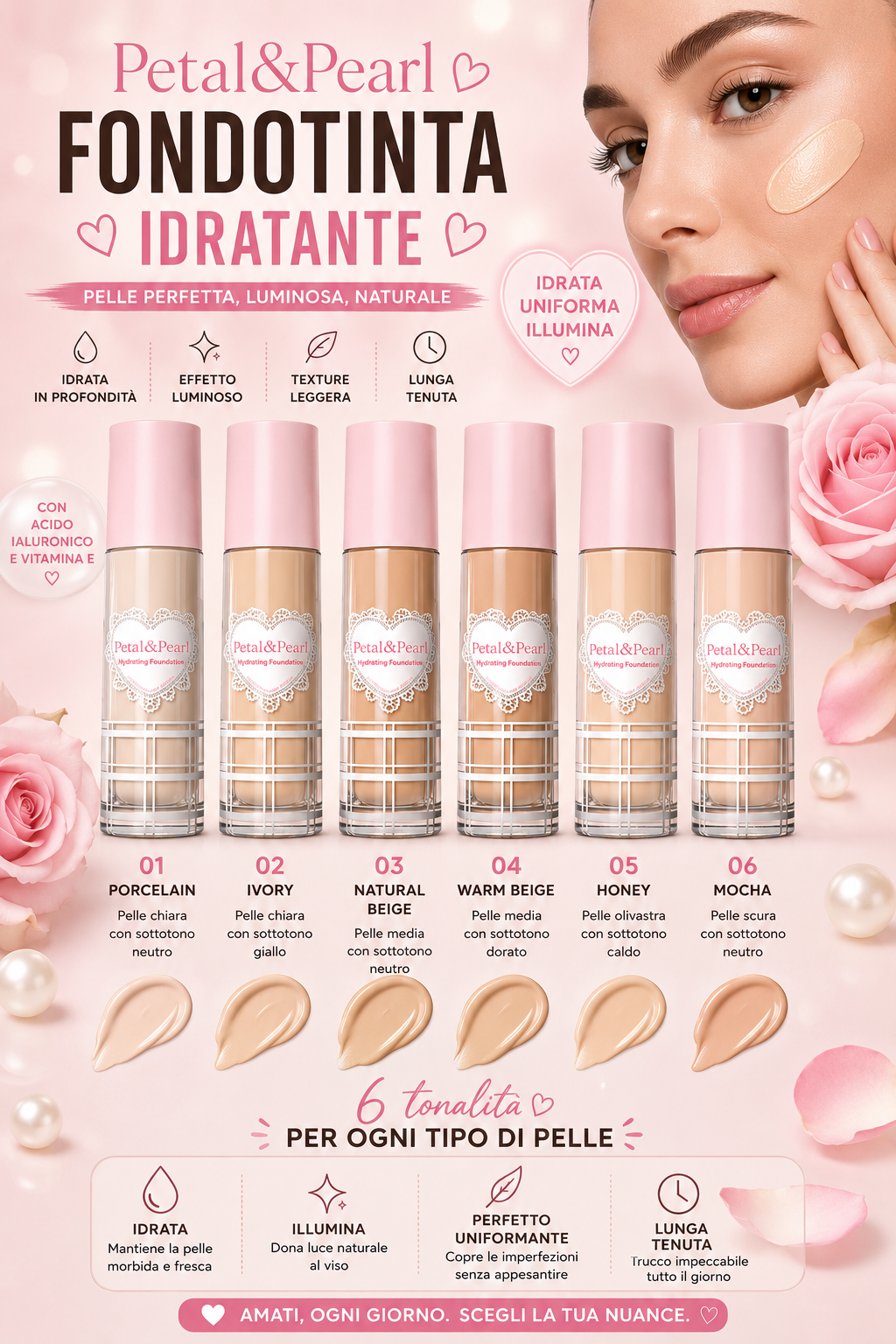 Fondotinta Liquido Idratante - R.a. Boutique