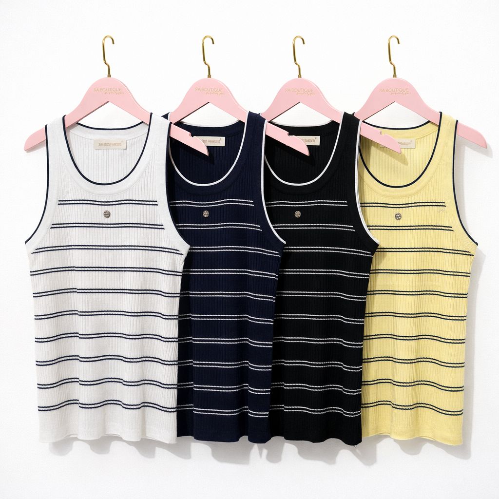 Top Knit Rigato Essential - R.a. Boutique