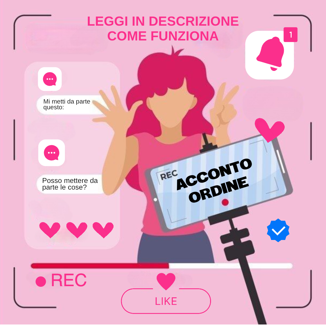 Acconto Ordine - R.a. Boutique