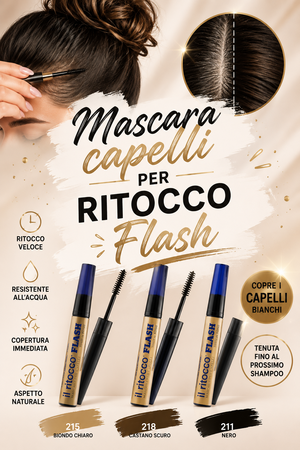 Mascara per capelli ritocco flash - R.a. Boutique
