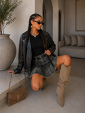 Gonna in jeans con cintura - R.a. Boutique