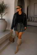 Gonna in jeans con cintura - R.a. Boutique