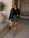 Gonna in jeans con cintura - R.a. Boutique