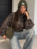 Felpa Camouflage Urban con Righe Marroni - R.a. Boutique
