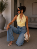 Body drappeggiato con scollo ad anello - R.a. Boutique