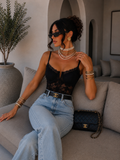 Body in pizzo con spalline - R.a. Boutique