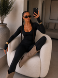 Tuta in lycra con scollo a U - R.a. Boutique