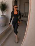Tuta in lycra con scollo a U - R.a. Boutique