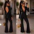 Tuta push up nero lurex - R.a. Boutique